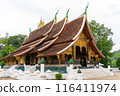 Wat Xieng Thong, a tourist attraction in Luang Prabang, Laos 116411974