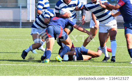 rugby, high school rugby 116412327