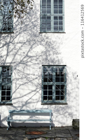 Architecture Buildings details inside the Bergenhus fortress in Bergen, Norway. 116412569