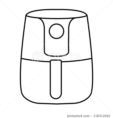 cooking air fryer appliance icon vector for graphic design, logo, website, social media, mobile app, UI illustration 116412682