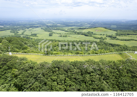 北海道十勝平原清水丸山展望台(空拍) 北海道十勝平原清水丸山展望台(空拍) 116412705