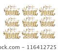 Follower text effect vector illustration 116412725