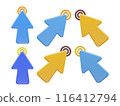 Arrow icon vector illustration 116412794