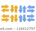 Arrow icon vector illustration 116412797