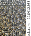 stone tiles as background texture 116412863
