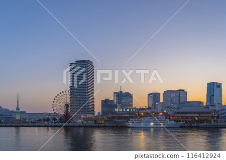 神戶Harborland的夜景 116412924