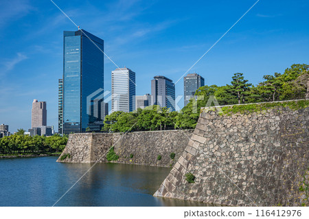 Osaka Business Park - View from inside Osaka Castle 116412976