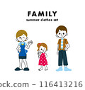 Family of 3 - Summer clothes set 116413216