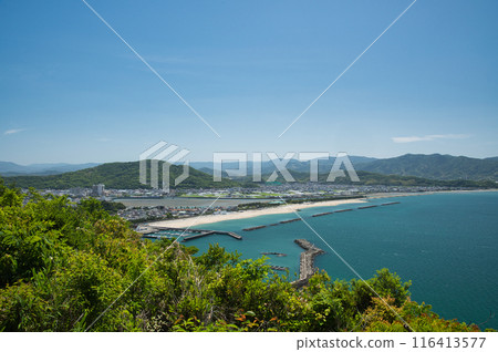 片男波海岸景色【和歌山縣、歌山市】 片男波海岸景色【和歌山縣、歌山市】 116413577