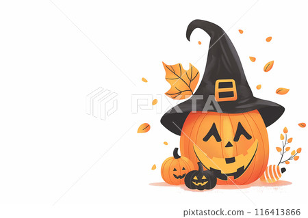 Halloween pumpkin illustration 116413866