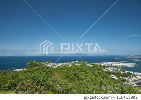 View of Saikazaki from Takatsukoyama Observatory [Wakayama City, Wakayama Prefecture] 116413992