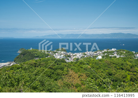 View of Saikazaki from Takatsukoyama Observatory [Wakayama City, Wakayama Prefecture] 116413995