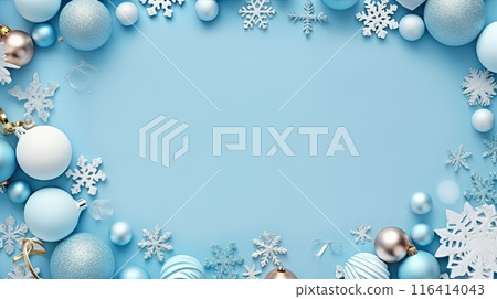 Merry Christmas and Happy Holidays greeting card 116414043