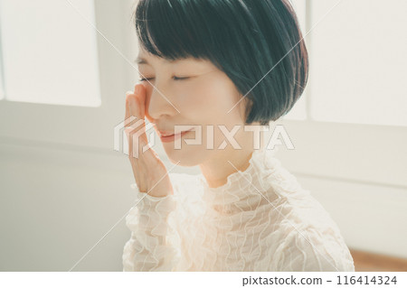 beauty, skincare, female 116414324