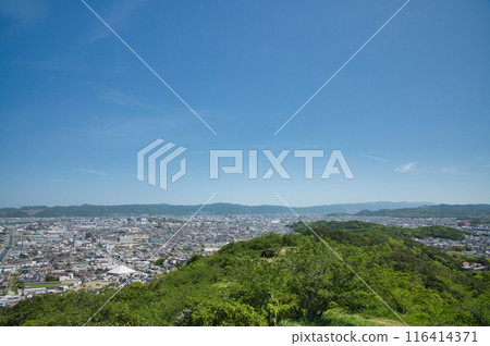 View of Wakayama city from Mount Takatsuko [Wakayama City, Wakayama Prefecture] 116414371