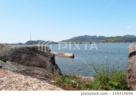 Scenery near the mouth of the Yoshii River Scenery near the mouth of the Yoshii River 116414699