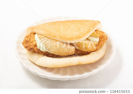 Fish and chips sandwich Fish and chips sandwich 116415033
