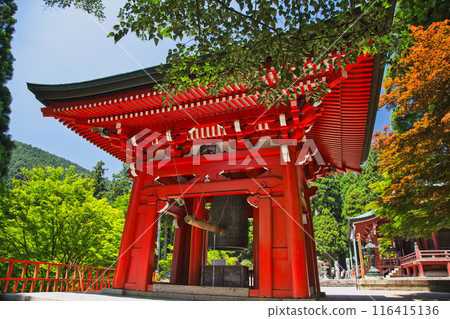 Enryakuji Temple on Mount Hiei in early summer Enryakuji Temple on Mount Hiei in early summer 116415136