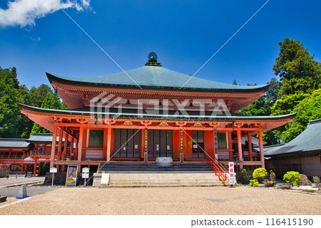 Enryakuji Temple on Mount Hiei in early summer Enryakuji Temple on Mount Hiei in early summer 116415190