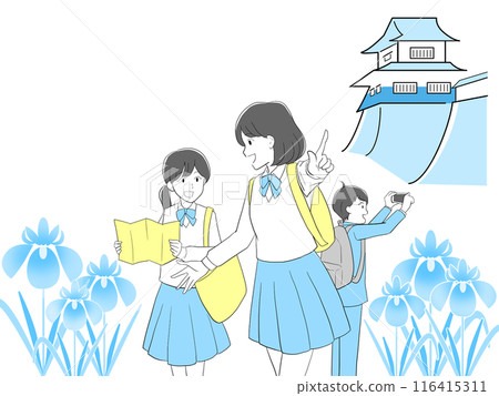 School trip illustration 116415311