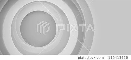 3d abstract circular paper cut layer background 116415356