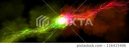 Thunder bolt collision effect for vs design. Thunder bolt collision effect for vs design. 116415406
