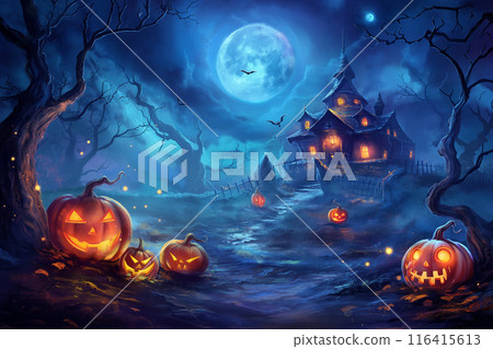 Spooky Halloween image 116415613
