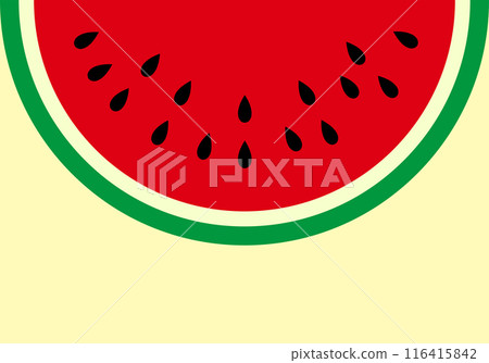 Cute summer watermelon frame background Cute summer watermelon frame background 116415842