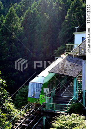 Scenery of Oyama Cable Car Station in Tanzawa-Oyama Quasi-National Park, Kanagawa Prefecture 116415912