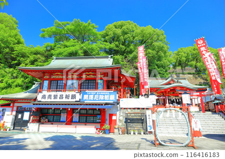 [熊本縣] 熊本城和稻荷神社晴空萬裡 116416183