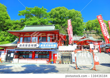 [Kumamoto Prefecture] Kumamoto Castle and Inari Shrine on a clear day 116416184