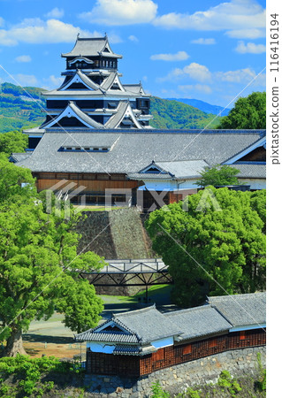 [熊本縣]晴天的熊本城（天守閣、本丸禦殿、重要文化財產櫓） 116416194