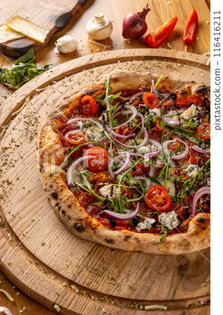 Tasty Italian pizza Tasty Italian pizza 116416211