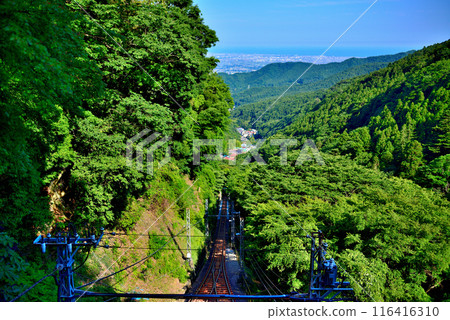 Scenery of Oyama Cable Car Oyamaji Station, Tanzawa-Oyama Quasi-National Park, Kanagawa Prefecture 116416310
