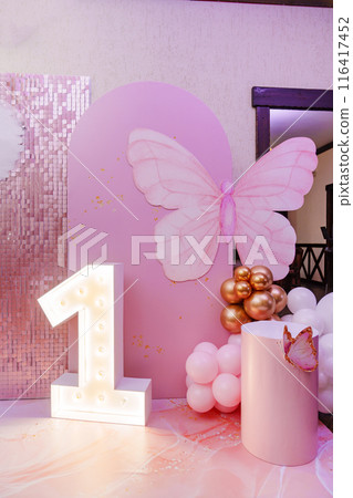 Beautiful background for photos, decor of the place for photos Beautiful background for photos, decor of the place for photos 116417452