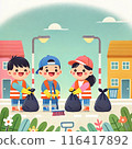人們清潔城市 116417892