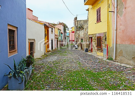 Old town of Bosa, Sardinia 116418531