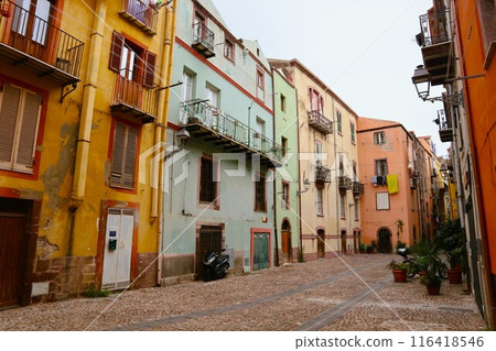 Old town of Bosa, Sardinia 116418546