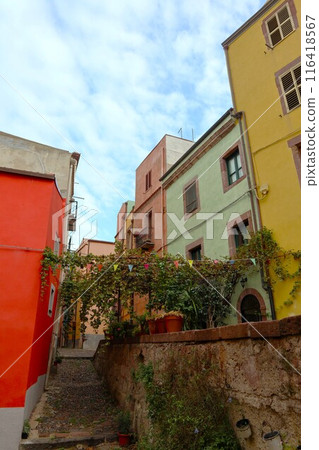 Old town of Bosa, Sardinia 116418567