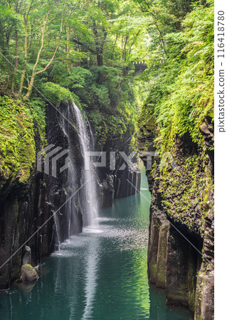 高千穂峽真井瀑布著名瀑布 116418780