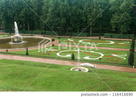 view of Peterhof Palace park, Saint-Petersburg view of Peterhof Palace park, Saint-Petersburg 116418890