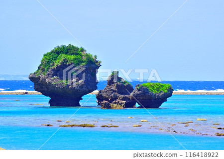 Meoto Iwa, a popular tourist spot for couples and married couples Meoto Iwa, a popular tourist spot for couples and married couples 116418922