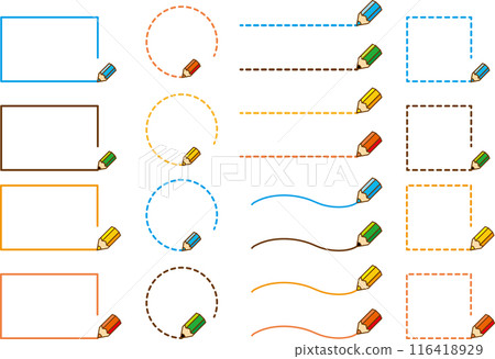 Book and pencil stationery 116418929