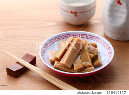 Domestically-produced seasoned bamboo shoots (Shinachiku) Domestically-produced seasoned bamboo shoots (Shinachiku) 116419137
