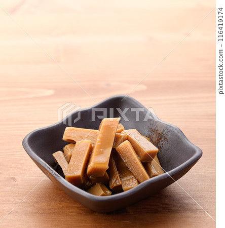 Domestically-produced seasoned bamboo shoots (Shinachiku) 116419174