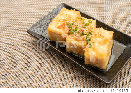 Deep-fried tofu Deep-fried tofu 116419185