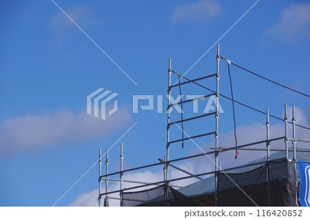 Safety rope for preventing falls when working at height 116420852