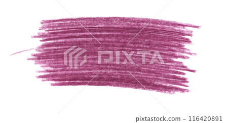 Pink Wax Crayon Strokes Isolated on White. Hand Drawn Pastel Chalk Stripes Background. Pink Wax Crayon Strokes Isolated on White. Hand Drawn Pastel Chalk Stripes Background. 116420891