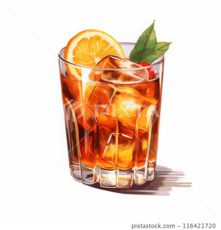 Cocktail Day with Berries, Fruits and Mint Leaves. 116421720