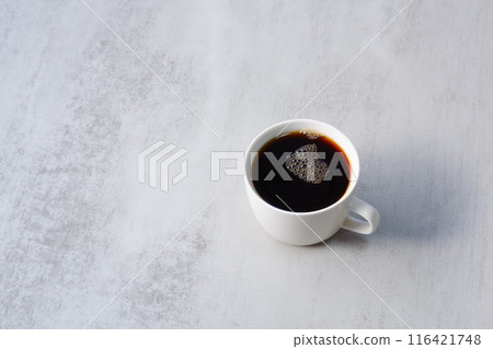 Coffee cup with freshly brewed and aromatic coffee Coffee cup with freshly brewed and aromatic coffee 116421748